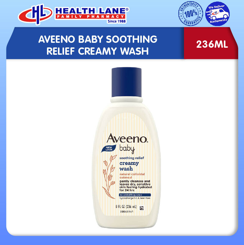 AVEENO BAYI SOOTHING RELIEF KRIMY SABUN (236ML)